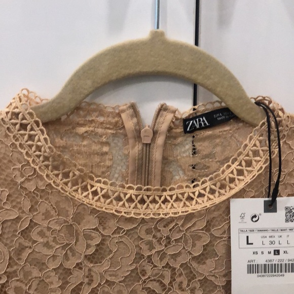 Zara Brand New with Tags Lace Top - Picture 4 of 5